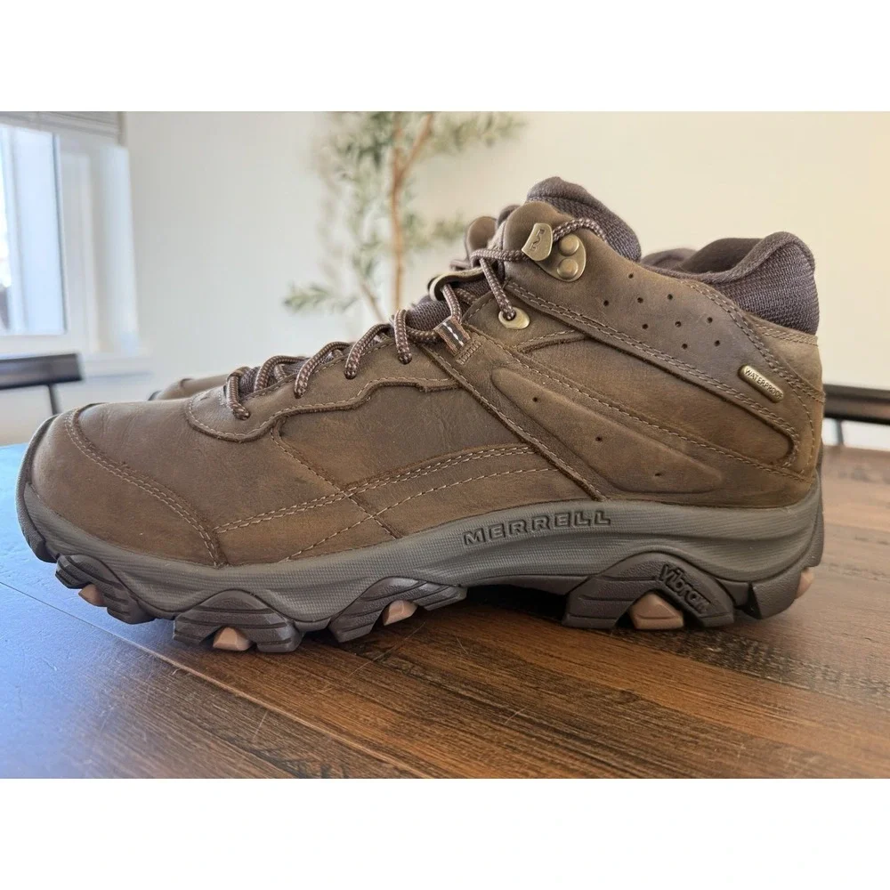 Merrell Men's Sz 13 Moab Adventure 3 Mid Waterproof Boots J003821 Earth Hiking